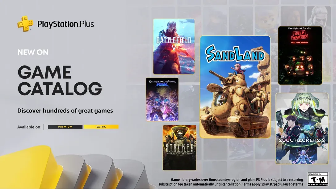 Danh sách game PlayStation Plus tháng 5 nổi bật, bao gồm Sand Land và Battlefield V