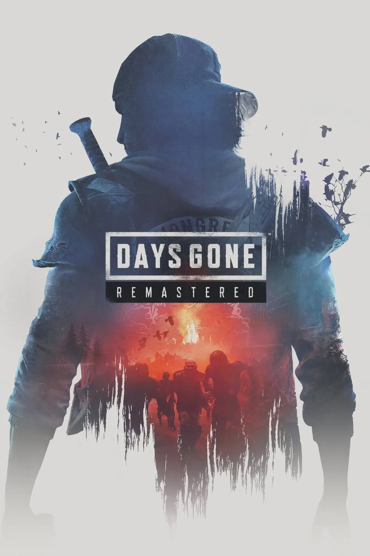 Deacon St. John lái mô tô qua cảnh quan hoang tàn trong Days Gone, hình ảnh đặc trưng của game.