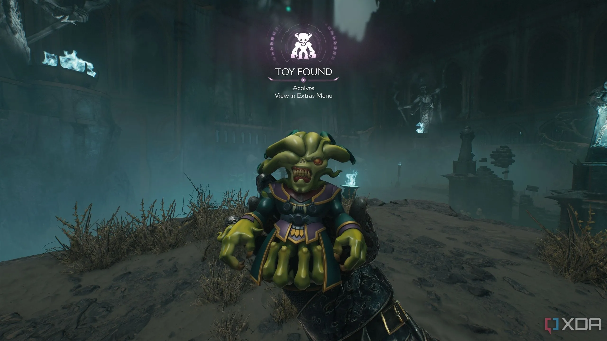 Đồ chơi sưu tầm Acolyte và khu vực bí mật 5 trong Chapter 19 Doom: The Dark Ages