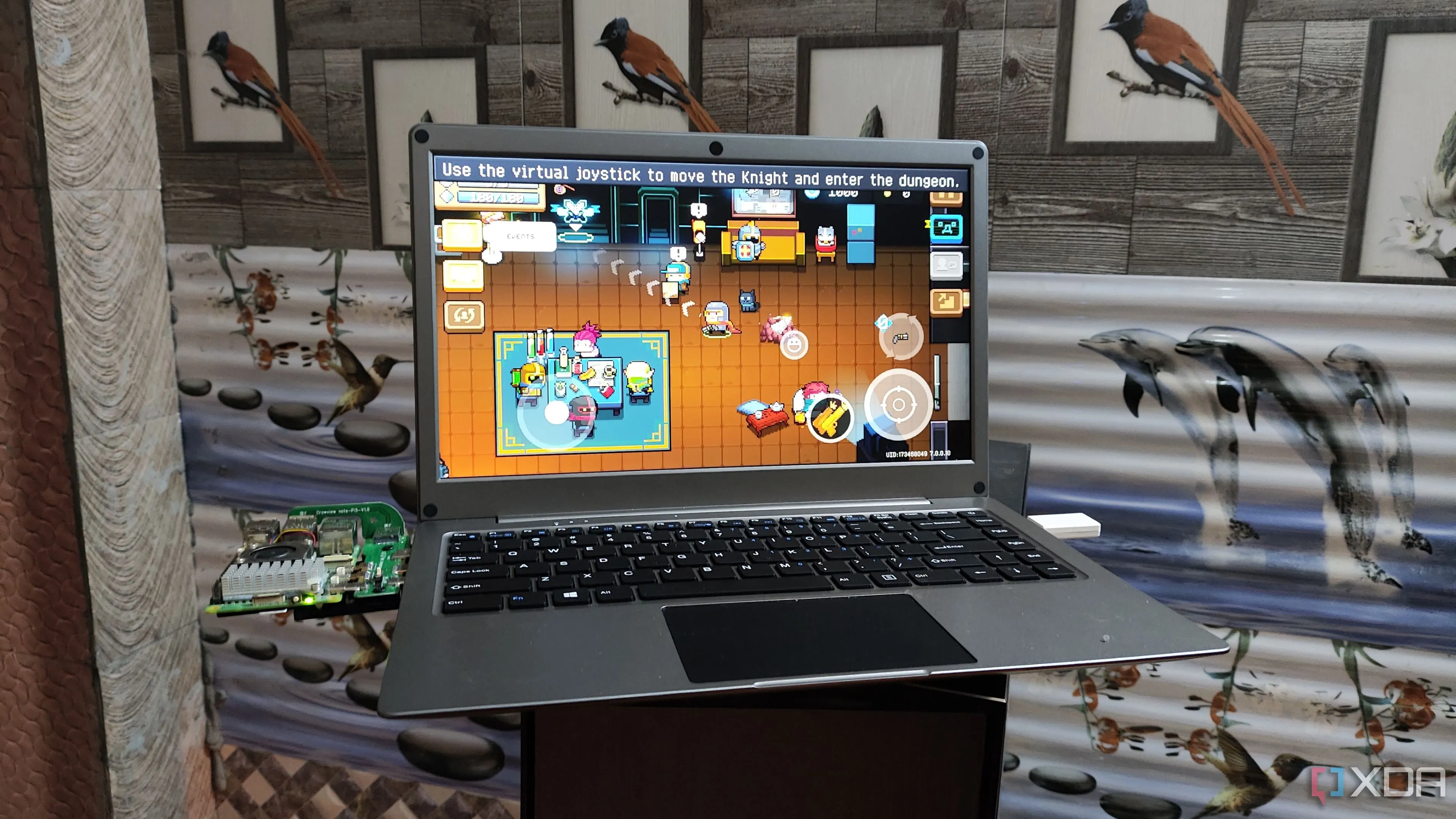 Dự án laptop tự chế sử dụng Raspberry Pi, thể hiện tính linh hoạt của máy tính bo mạch đơn trong các dự án game DIY
