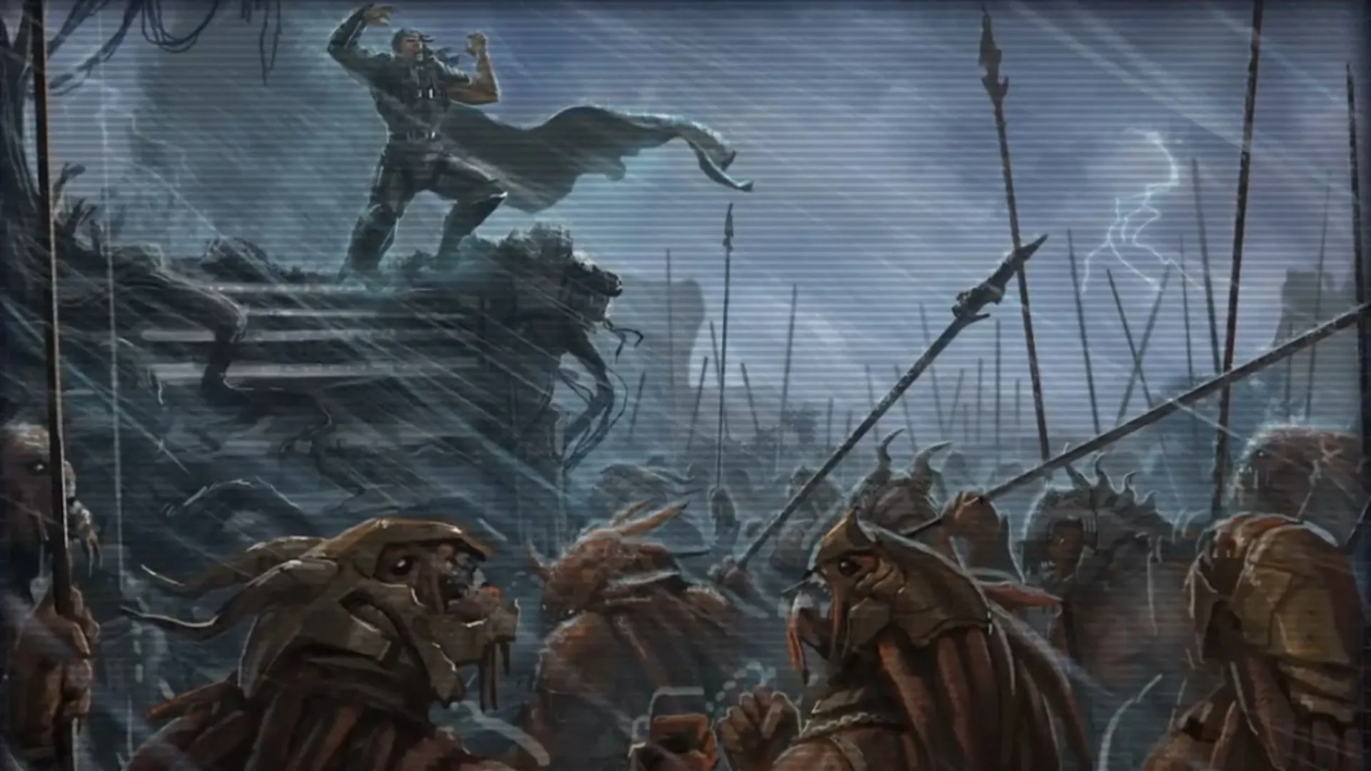Exar Kun tập hợp quân đội Sith hùng mạnh thông qua bản ghi holo trong Star Wars: The Old Republic, đánh dấu sự khởi đầu của Đại chiến Sith.