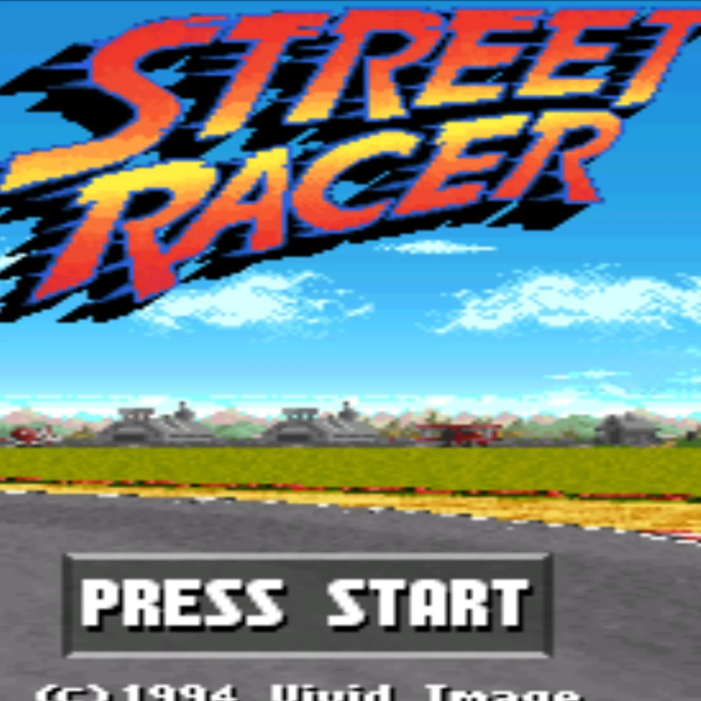Game Street Racer SNES với chế độ bóng đá ô tô đầy hỗn loạn