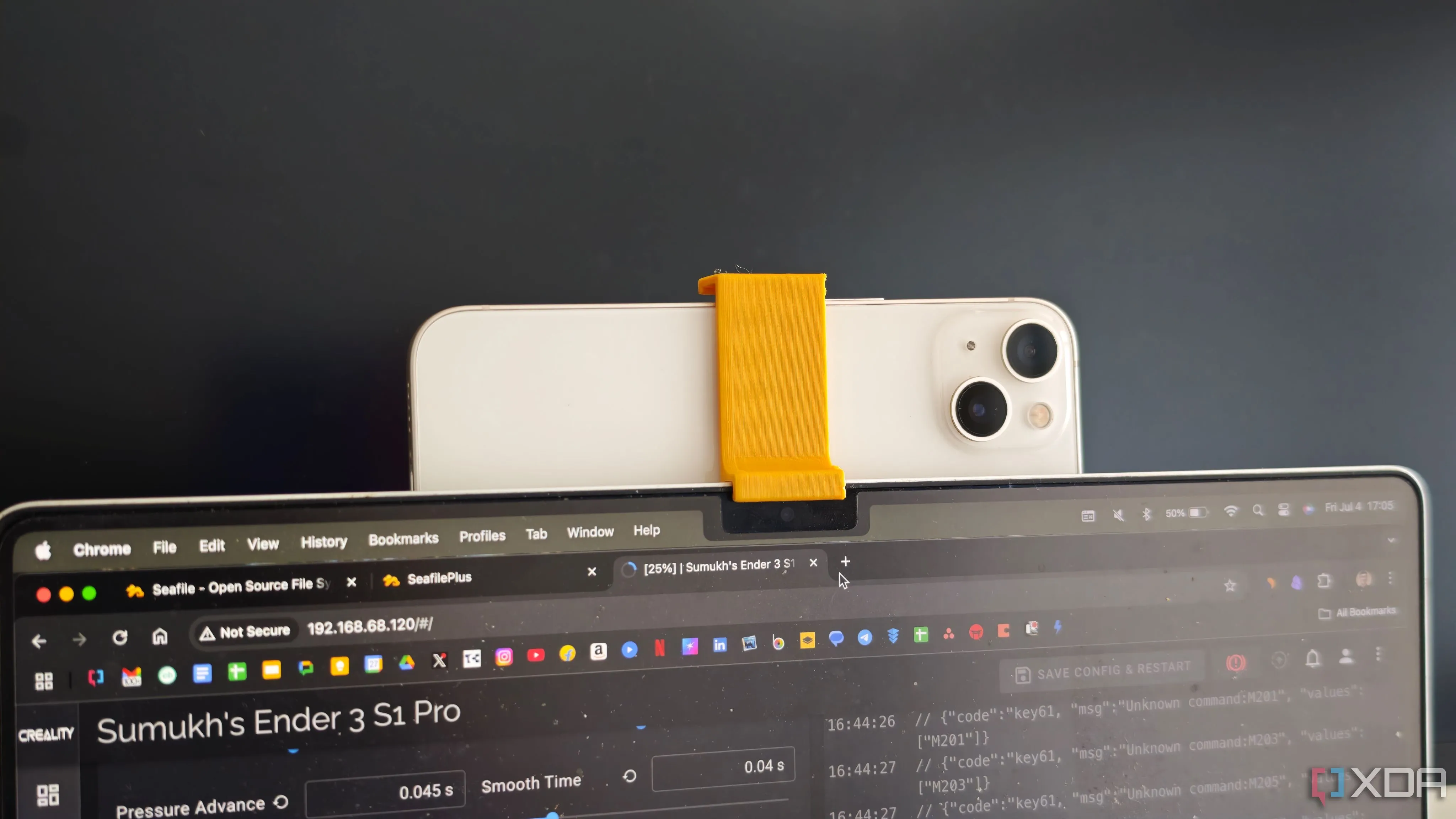 Giá gắn iPhone in 3D cho tính năng Continuity Camera, cải thiện chất lượng cuộc gọi video