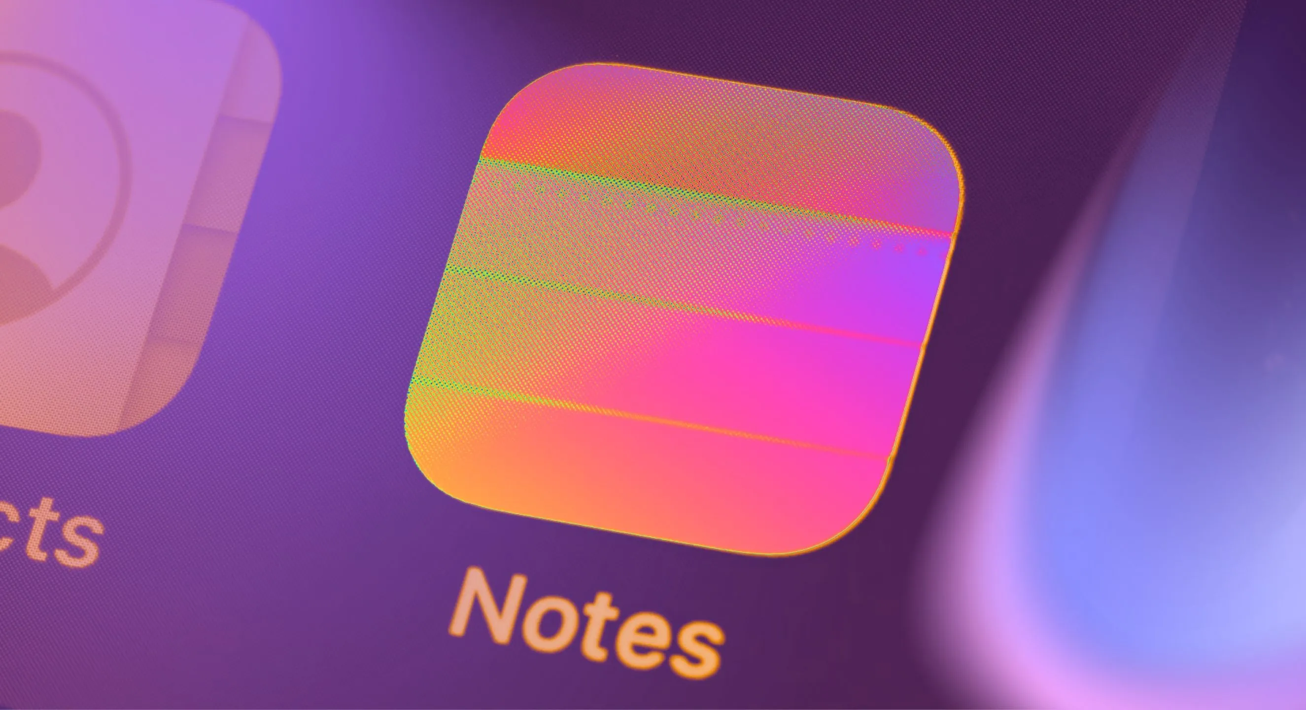 Giao diện Apple Notes trên iPhone