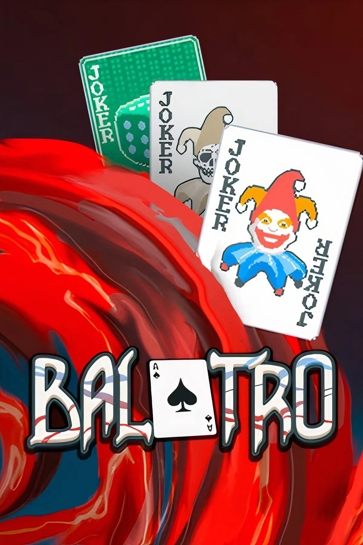 Giao diện Balatro hiển thị các quân bài Joker và điểm số trong lối chơi roguelike thẻ bài