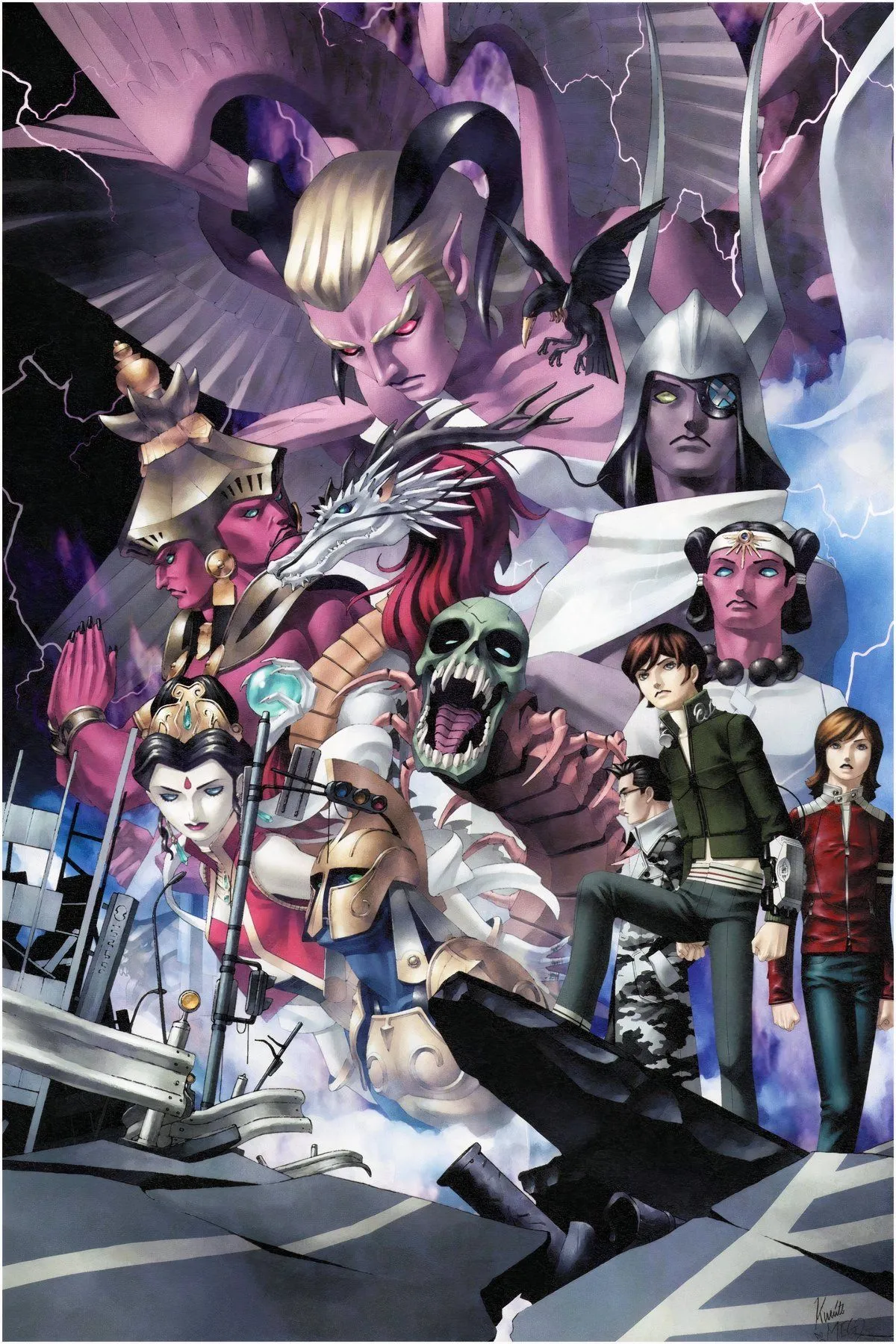 Giao diện chiến đấu và menu đã được dịch sang tiếng Anh trong Shin Megami Tensei GBA