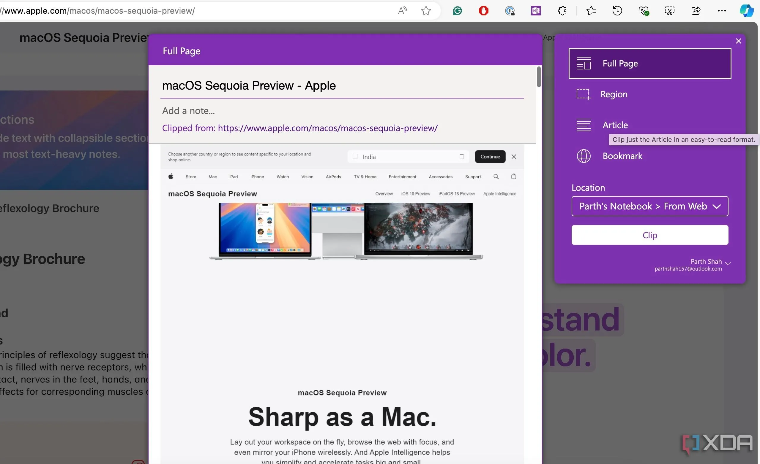 Giao diện chính của ứng dụng OneNote với thanh công cụ và các ghi chú