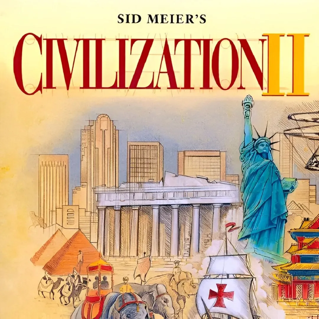 Giao diện game Civilization II, minh họa lối chơi chiến thuật theo lượt tái hiện lịch sử