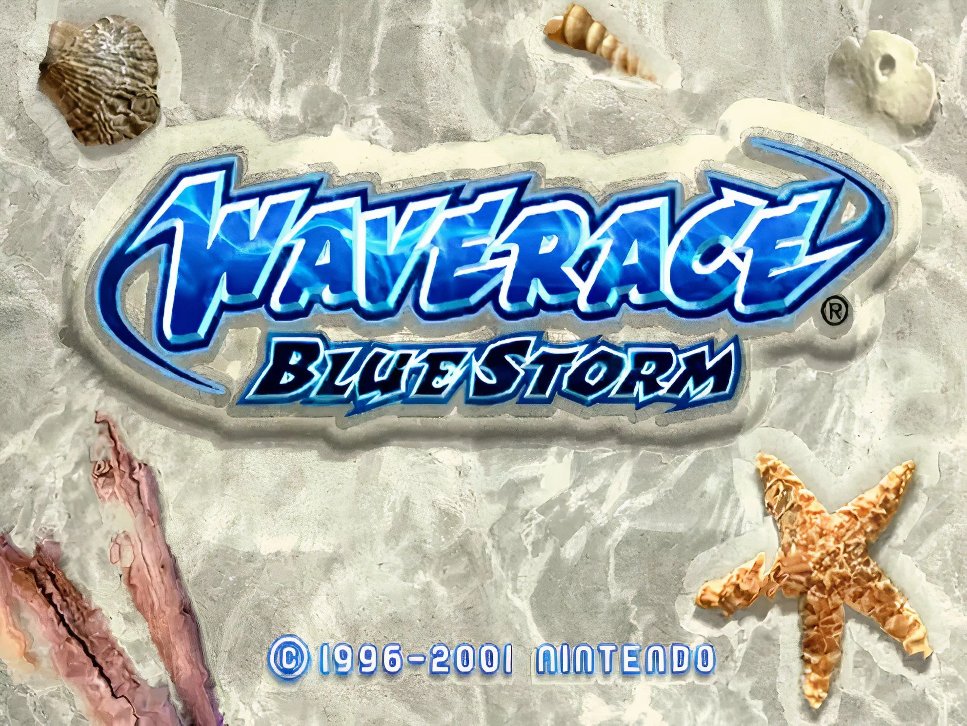 Giao diện lựa chọn nhân vật trong Wave Race: Blue Storm