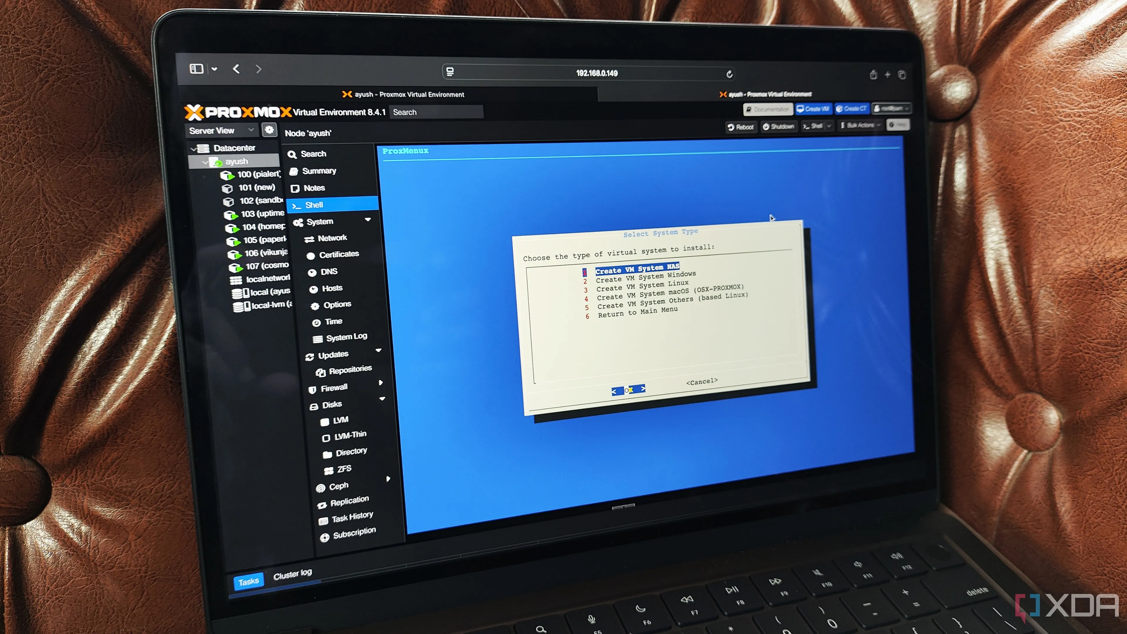 Giao diện Proxmox Datacenter Manager hiển thị các node Proxmox đang hoạt động