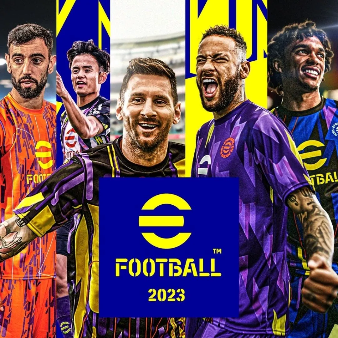 Giao diện sản phẩm của eFootball, tựa game bóng đá miễn phí từ Konami
