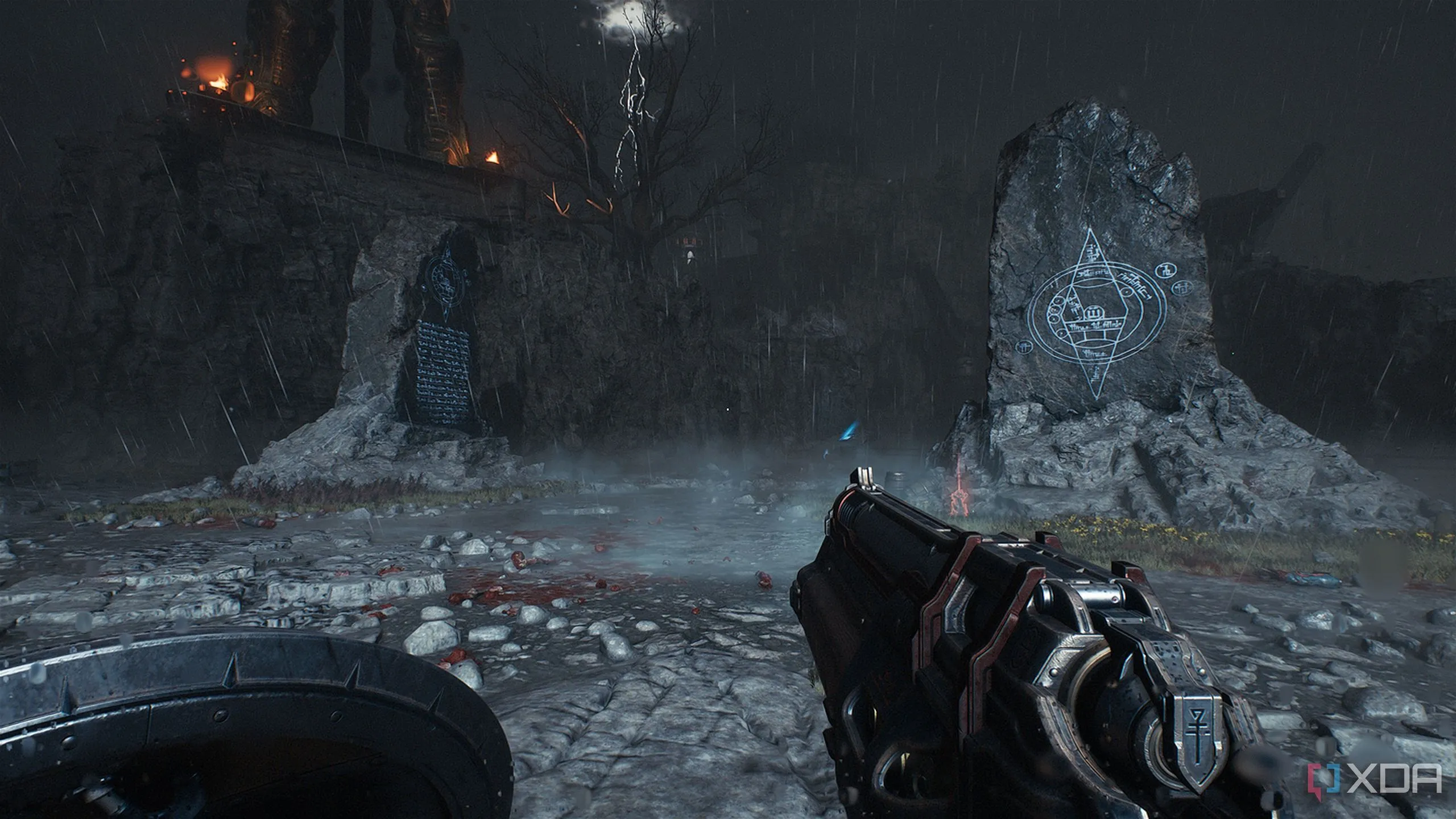 Hai bia mộ khổng lồ nhô ra khỏi mặt đất trong khu vực tìm Codex Page 1