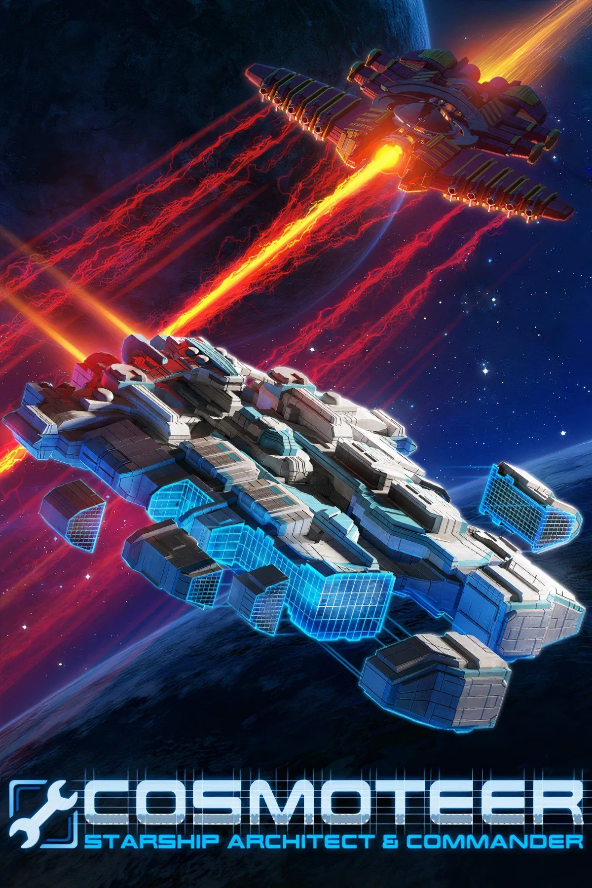 Hạm đội tàu vũ trụ tự thiết kế trong Cosmoteer: Starship Architect &amp; Commander