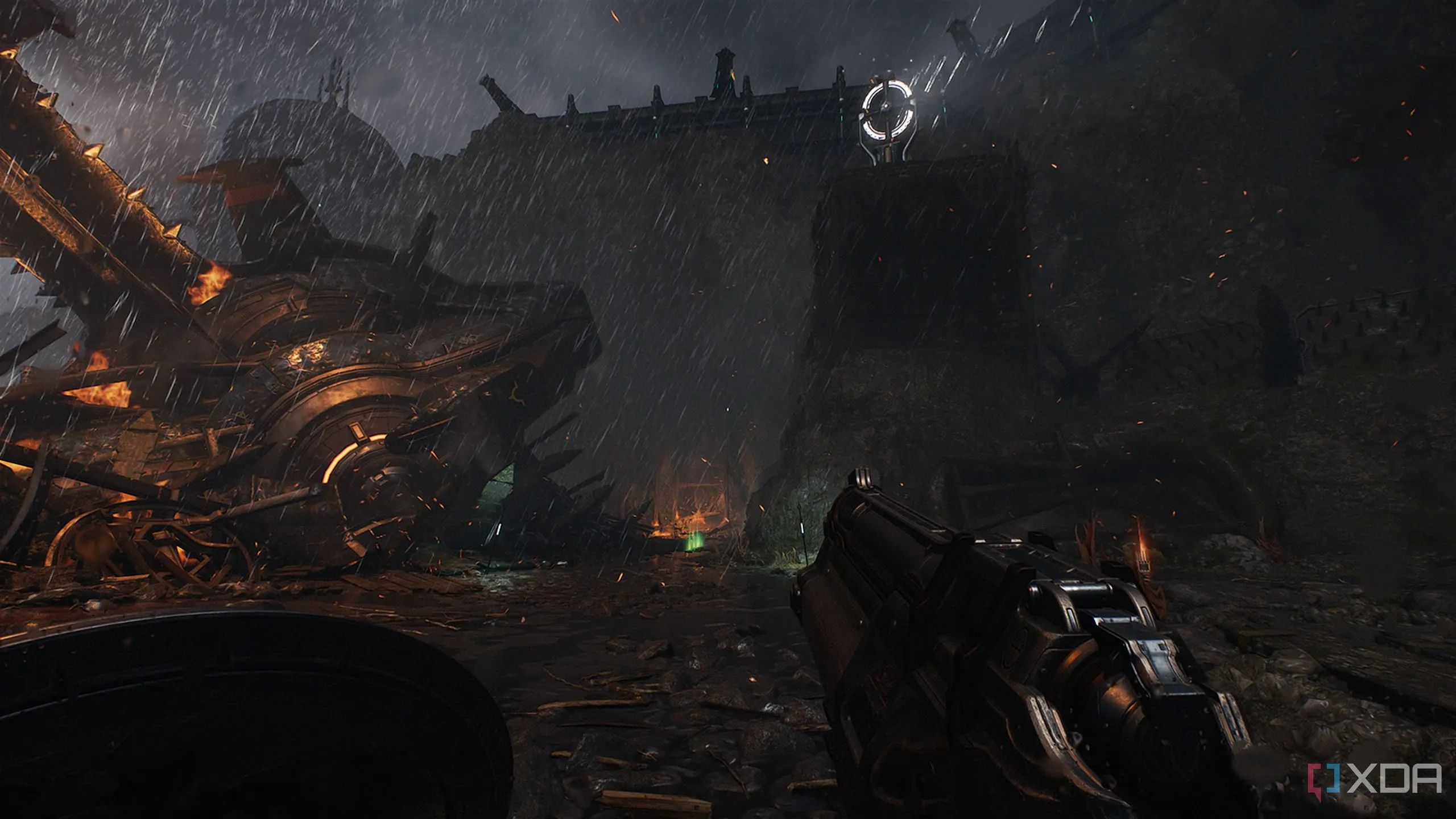 Hàng rào đã bị phá vỡ, mở đường vào khu vực cuối cùng trong Doom The Dark Ages