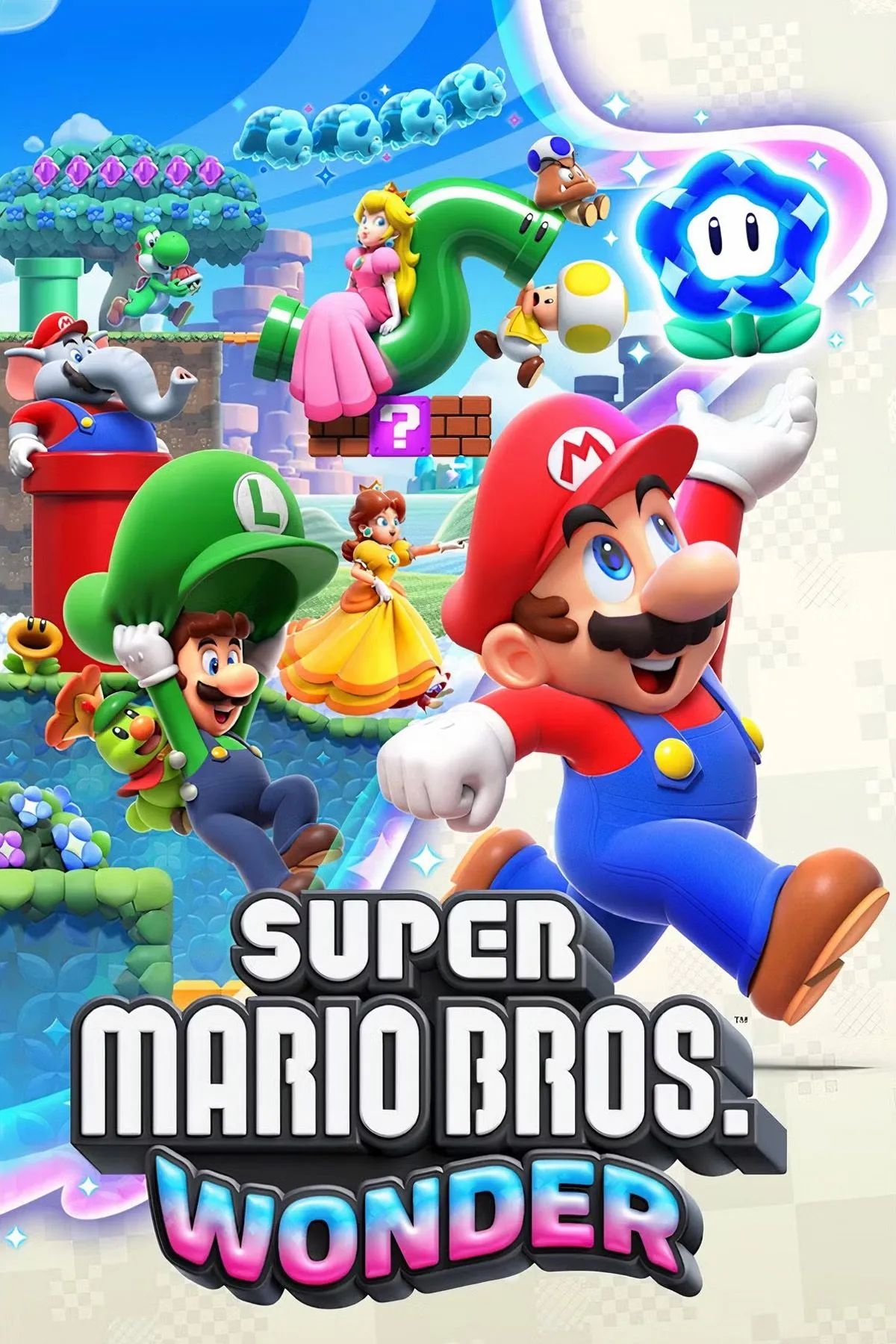 Hình ảnh bìa game Super Mario Bros. Wonder
