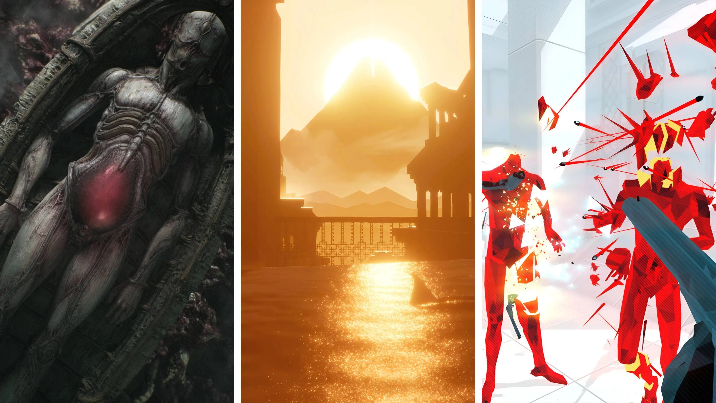 Hình ảnh các phong cách nghệ thuật độc đáo trong game như biopunk, desert scape và bắn súng góc nhìn thứ nhất