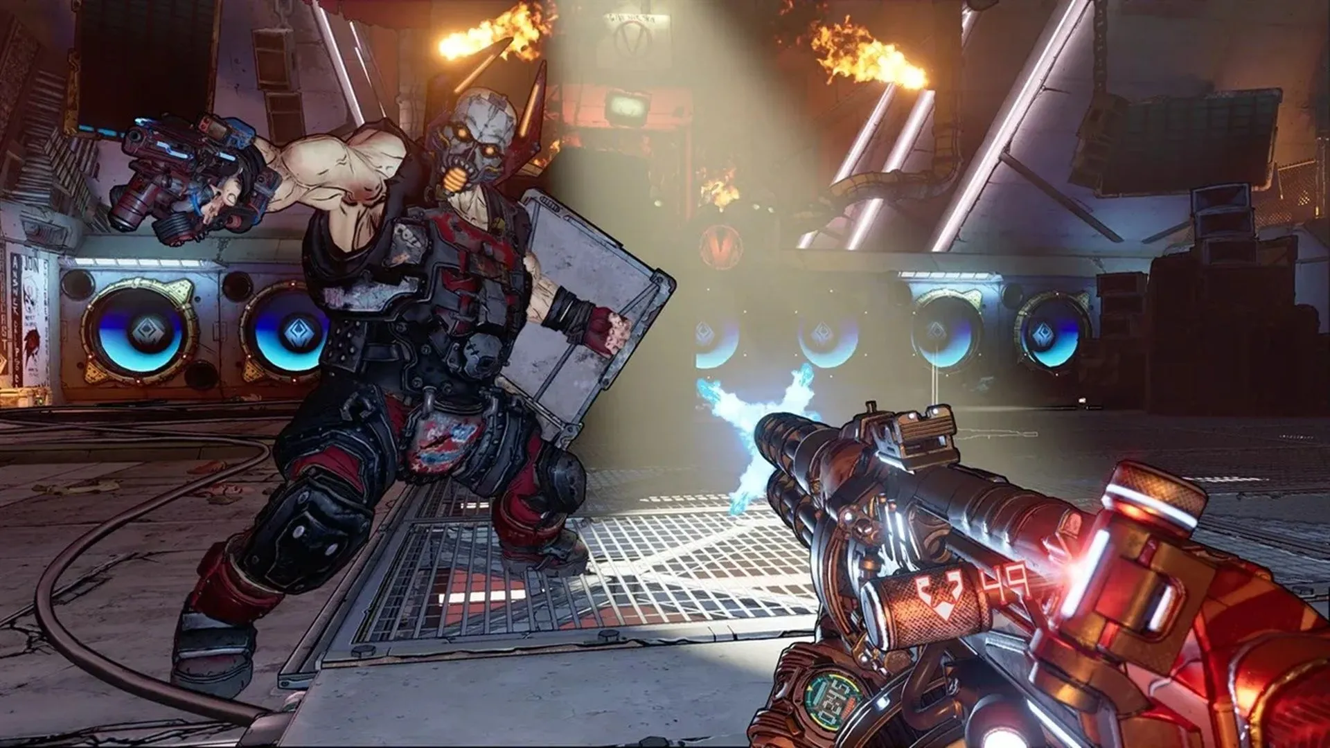 Hình ảnh cận cảnh cuộc chiến súng đạn dữ dội trong game Borderlands 3 trên Nintendo Switch 2