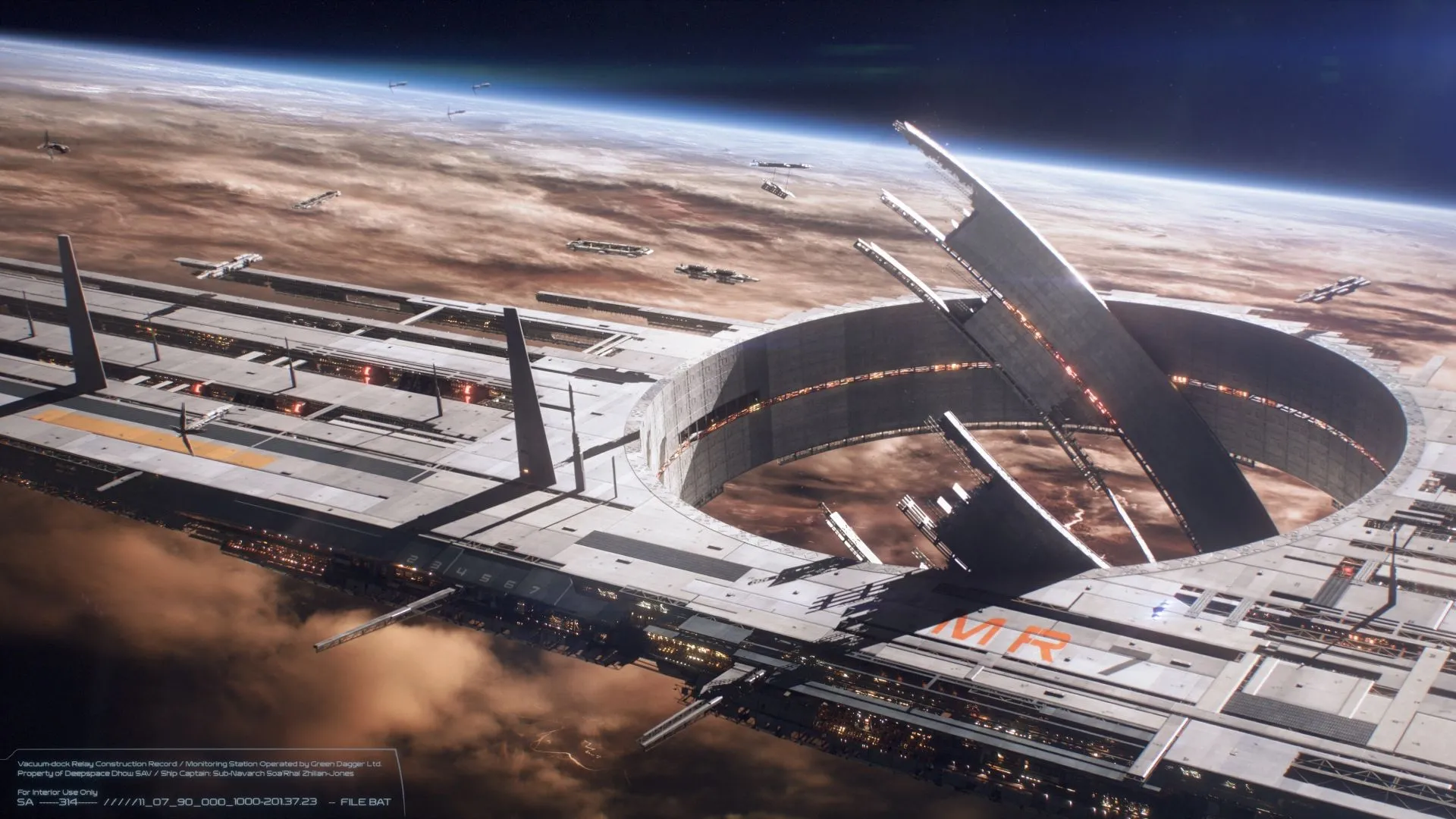 Hình ảnh concept art về một Mass Relay được chia sẻ vào N7 Day 2022, có thể là một phần của Mass Effect 5