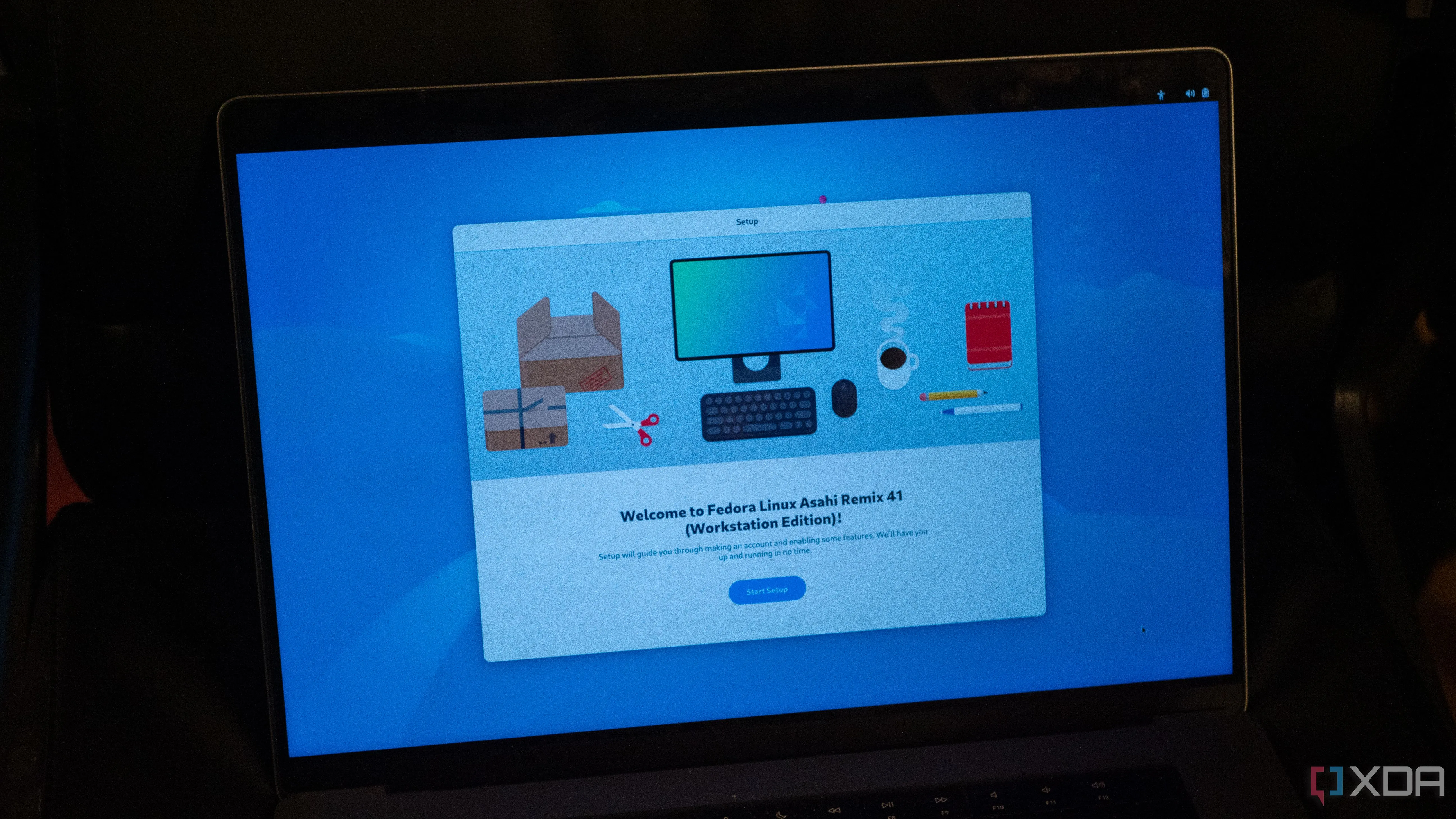 Hình ảnh đại diện cho Fedora Linux trong WSL, minh họa khả năng chạy nhiều bản phân phối Linux trên Windows