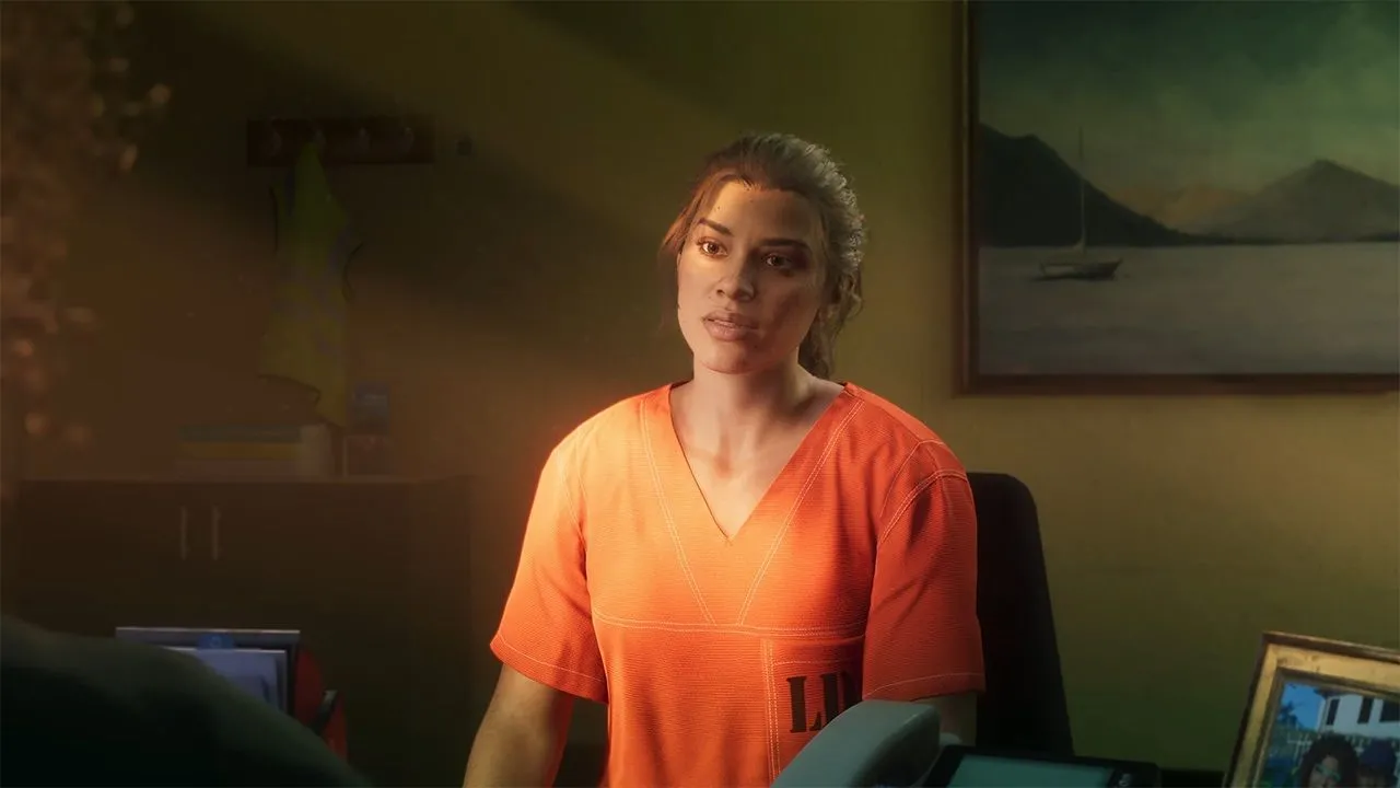 Hình ảnh game Grand Theft Auto VI với đồ họa chi tiết, thể hiện chuẩn mực đồ họa cao của thế hệ console mới.