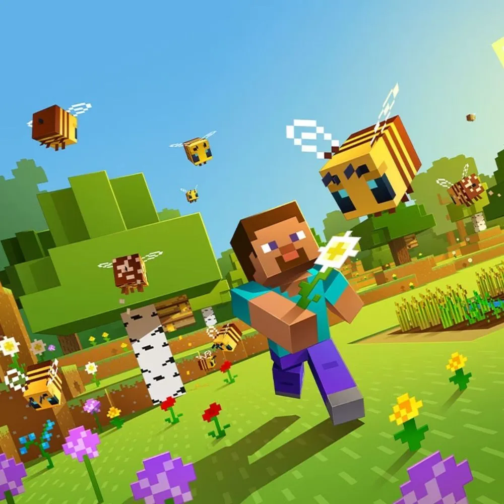 Hình ảnh hộp bìa game Minecraft, thể hiện sự hoài cổ của Classic Minecraft
