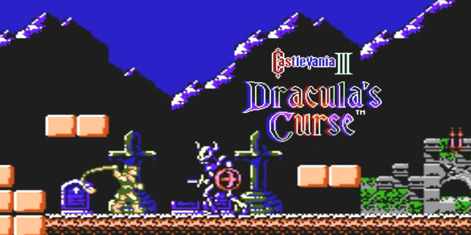 Hình ảnh màn hình tiêu đề của Castlevania III: Dracula's Curse