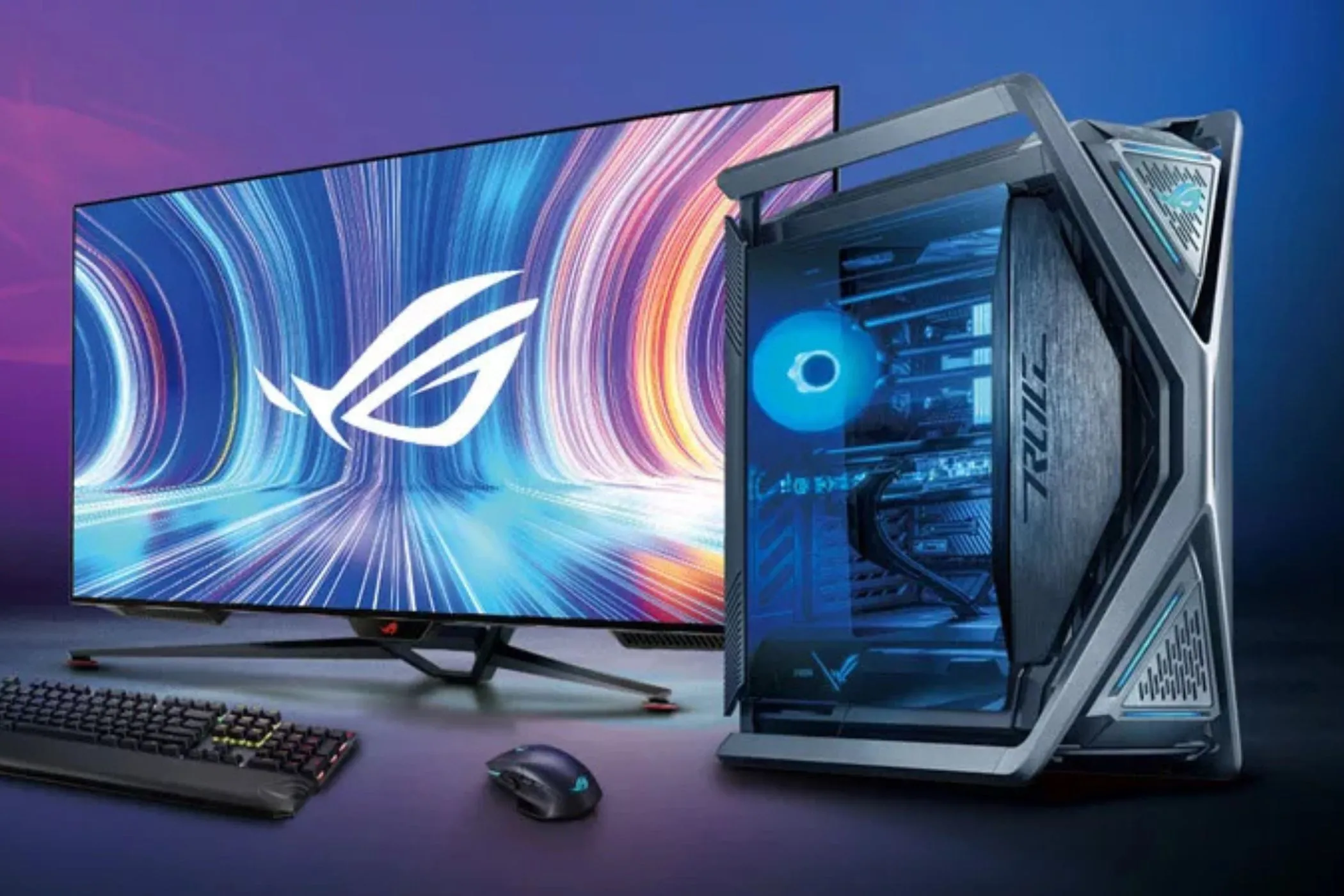 Hình ảnh một bộ máy tính PC gaming hiện đại, minh họa cho chi phí đầu tư cao