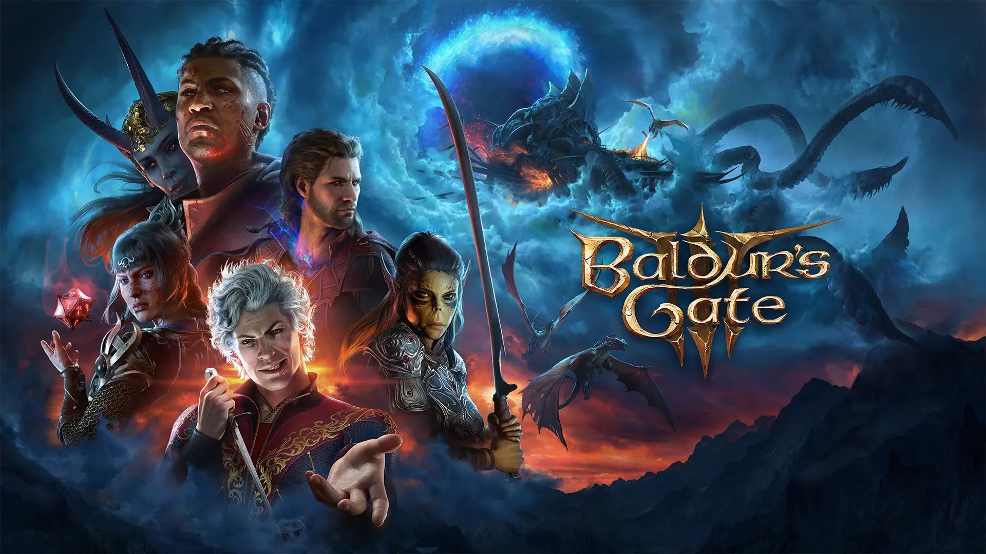 Hình ảnh nghệ thuật chính của game Baldur's Gate 3, tựa game nhập vai nổi tiếng từng đoạt nhiều giải thưởng