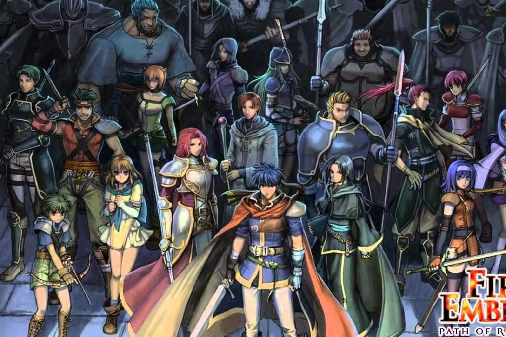 Hình ảnh nhân vật chính trên bìa game Fire Emblem: Path of Radiance trên GameCube