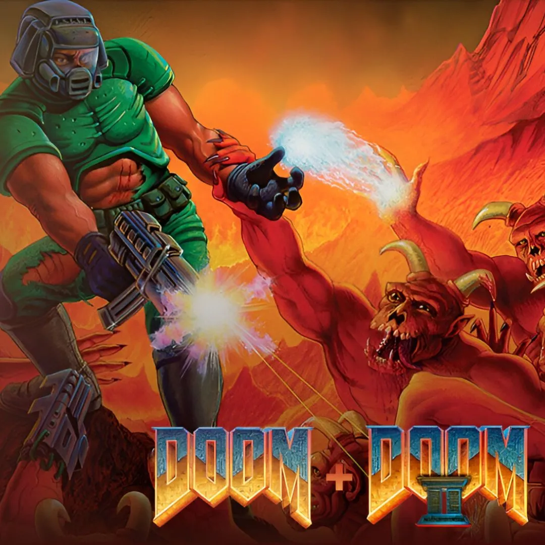 Hình ảnh sản phẩm bộ sưu tập game DOOM + DOOM II trên các nền tảng hiện đại