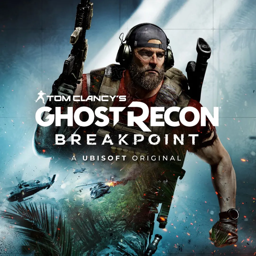 Hình ảnh sản phẩm game Tom Clancy’s Ghost Recon Breakpoint với nhân vật chính trên đảo Auroa