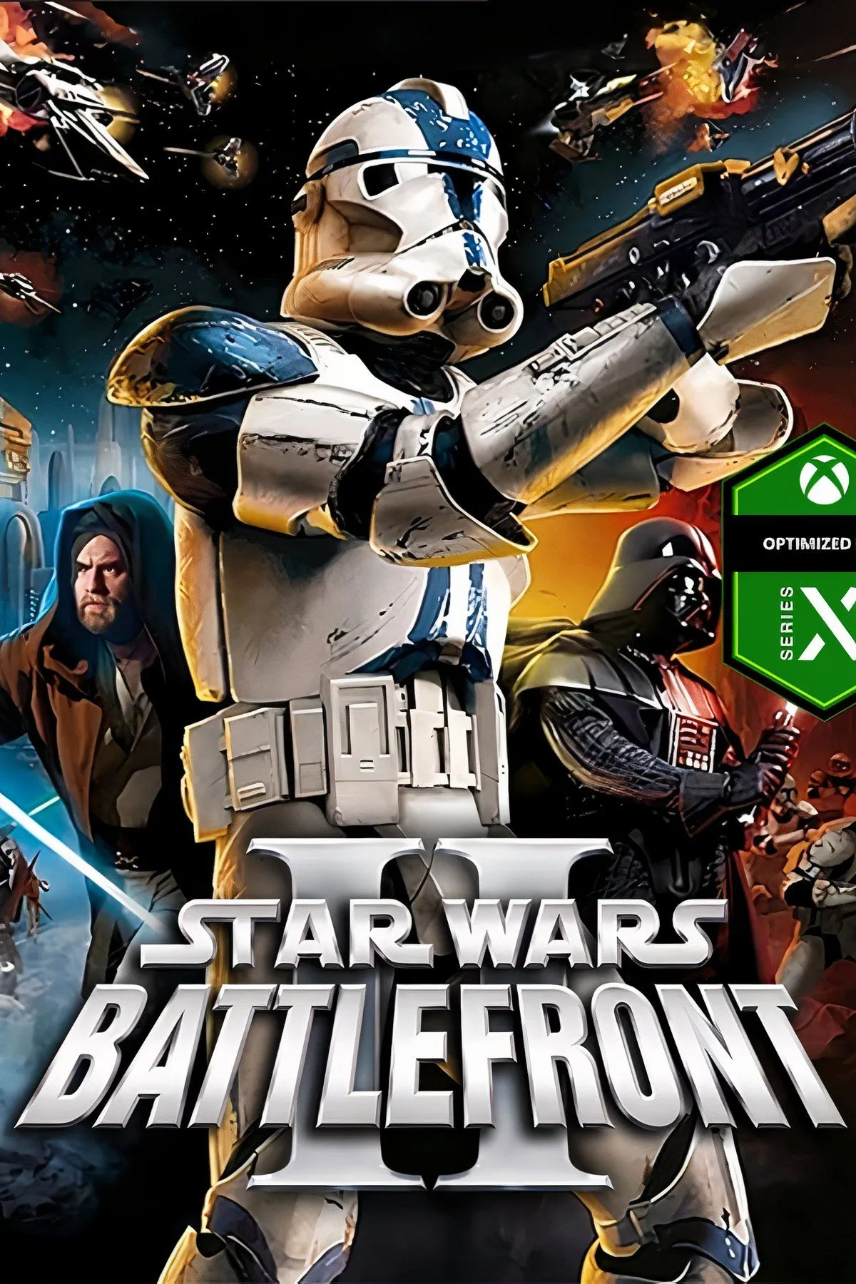 Hình ảnh tổng hợp từ game Star Wars: Battlefront III phiên bản Xbox 360 bị hủy bỏ