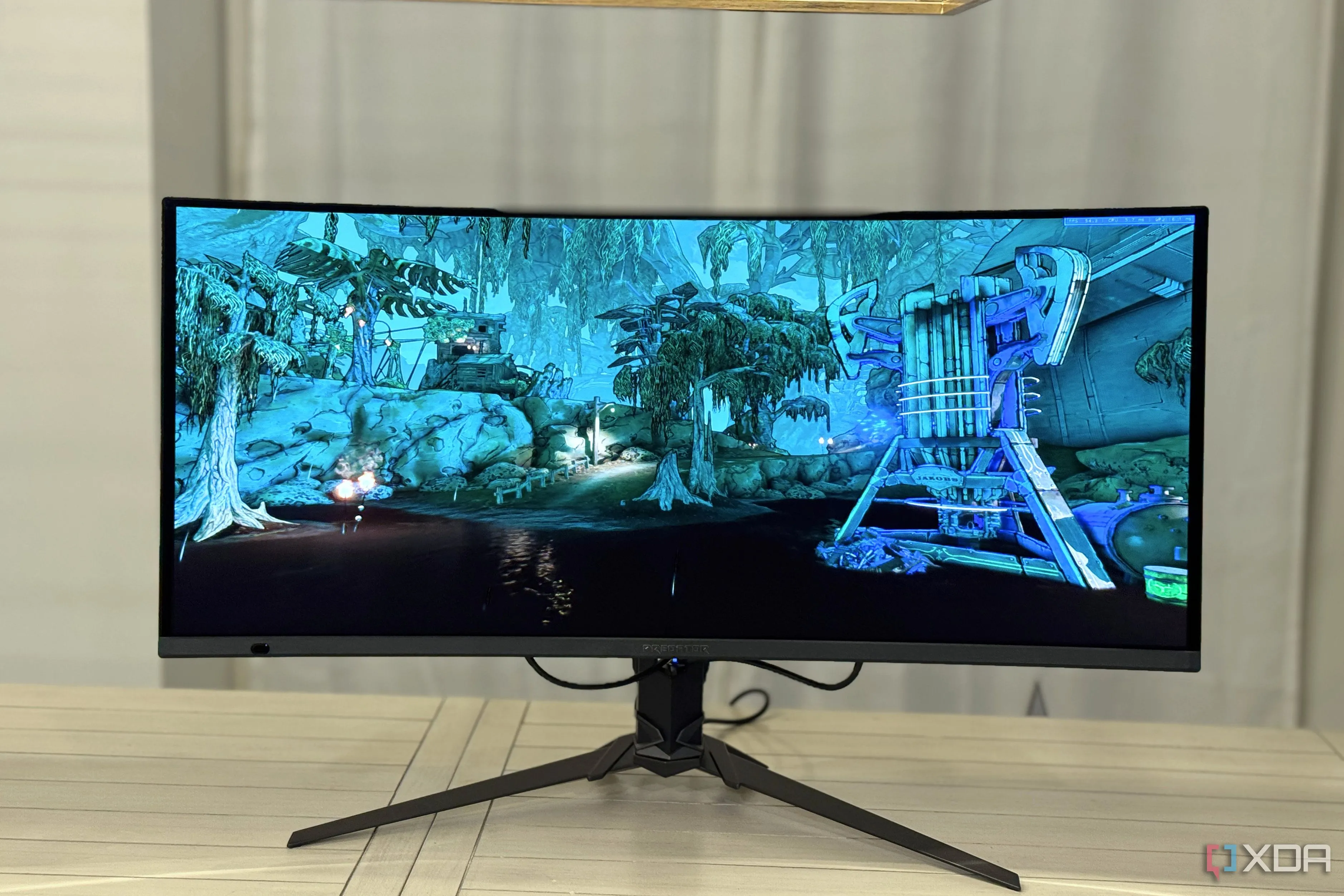 Hình ảnh trải nghiệm gameplay Borderlands 3 trên màn hình cong Acer Predator