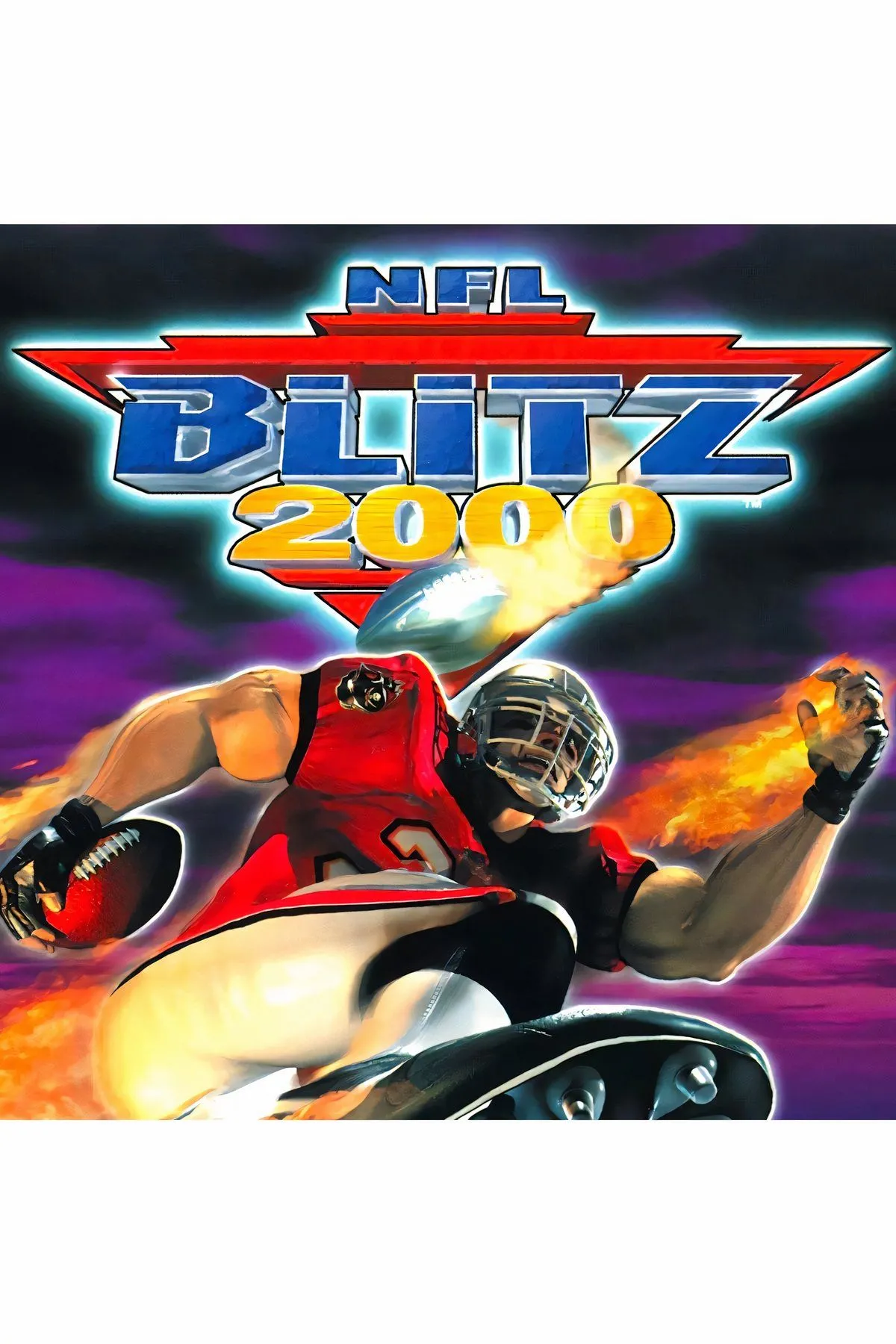 Hộp đĩa game NFL Blitz 2000 phiên bản Greatest Hits dành cho PlayStation 1