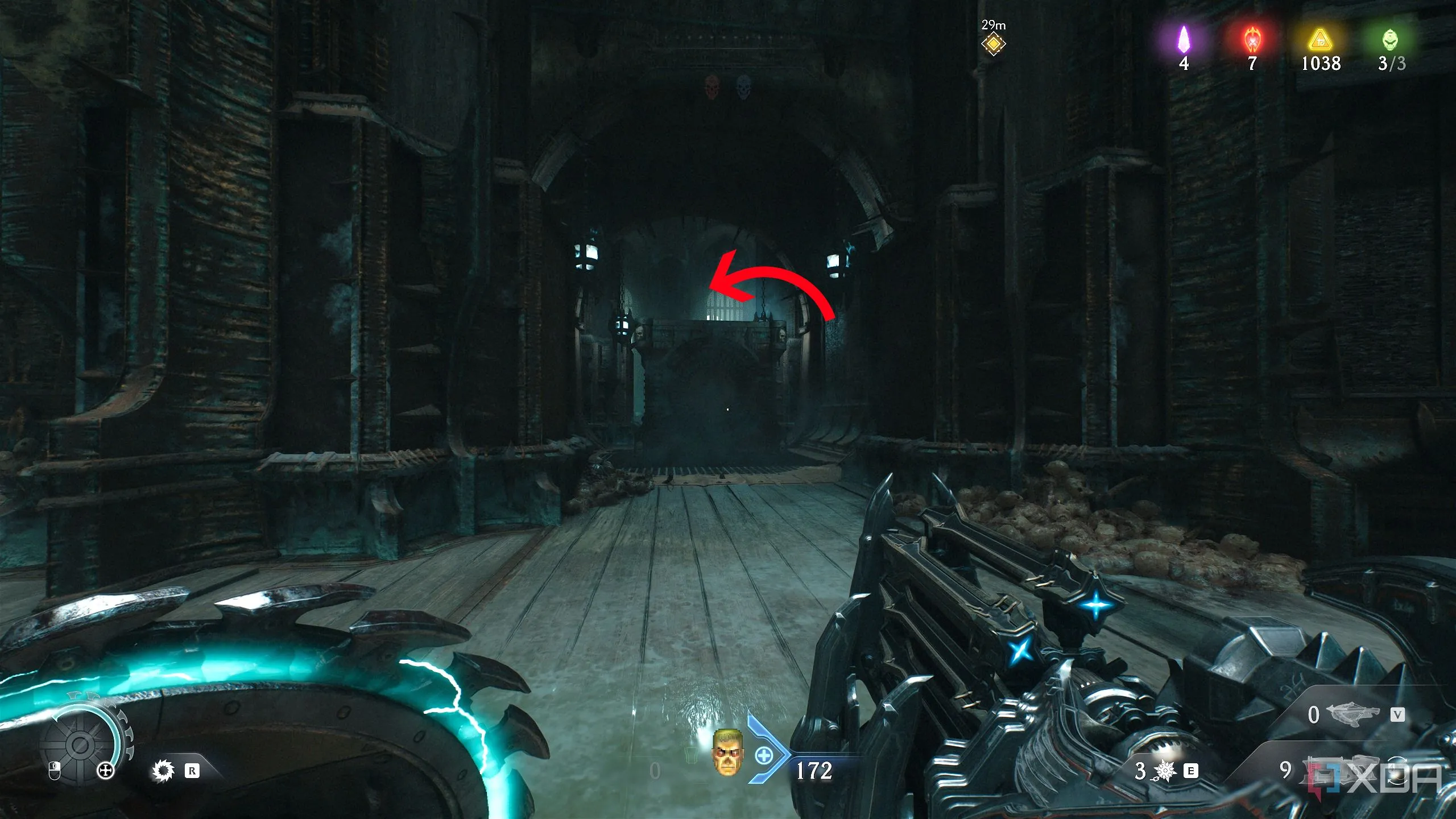 Hộp lớn cần phá xuyên qua trong Chapter 19 Doom: The Dark Ages