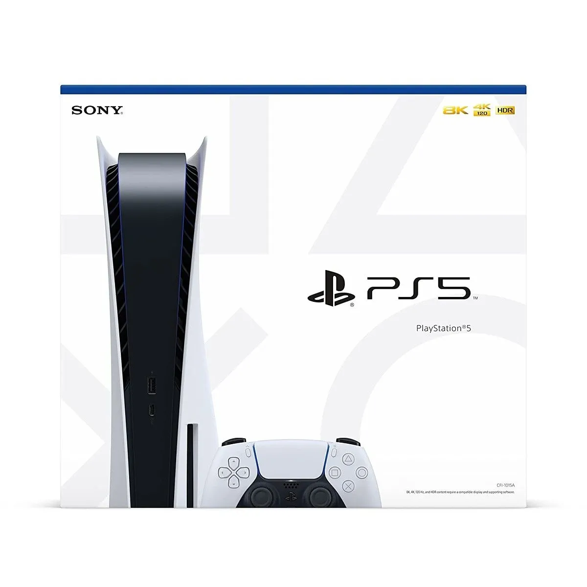Hộp máy PlayStation 5, biểu tượng của console chơi game mạnh mẽ với nhiều tựa game hấp dẫn
