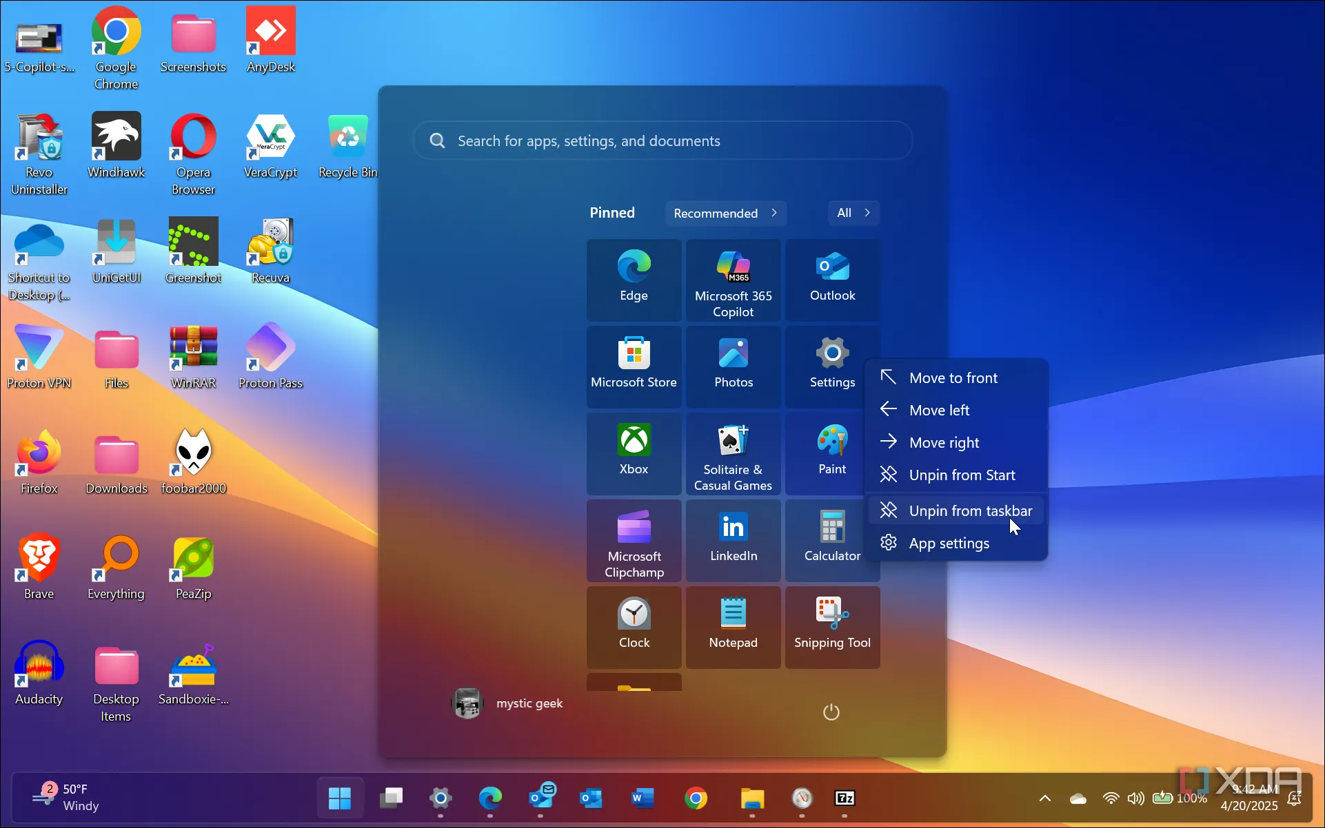 Hướng dẫn ghim ứng dụng Cài đặt vào thanh tác vụ (Taskbar) trên Windows 11 từ Start menu