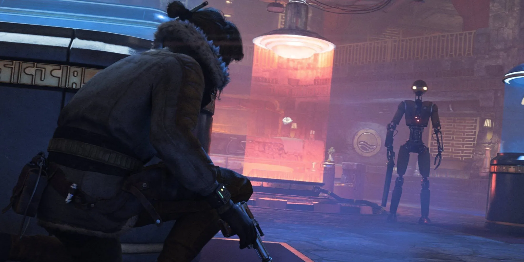 Kay Vess và Nix trong Star Wars Outlaws, tựa game thế giới mở của Ubisoft