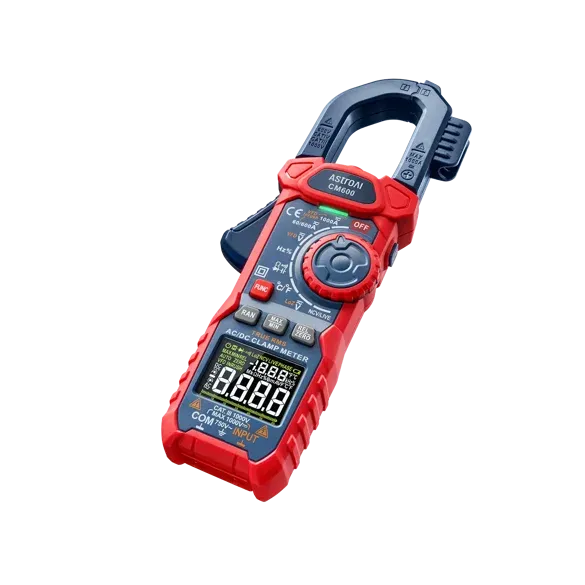Kẹp đo dòng điện kỹ thuật số AstroAI Digital Clamp Meter hỗ trợ kiểm tra tải trên cáp nguồn GPU