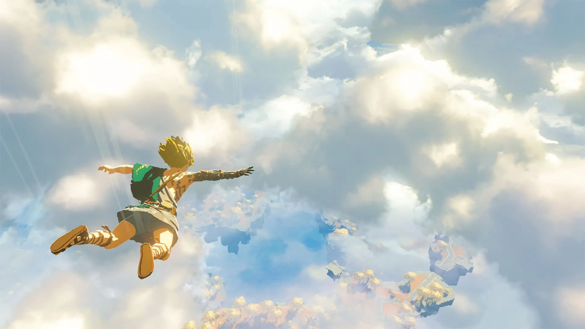 Link bay lượn trên bầu trời trong The Legend of Zelda: Tears of the Kingdom, game sẽ có Switch 2 Edition