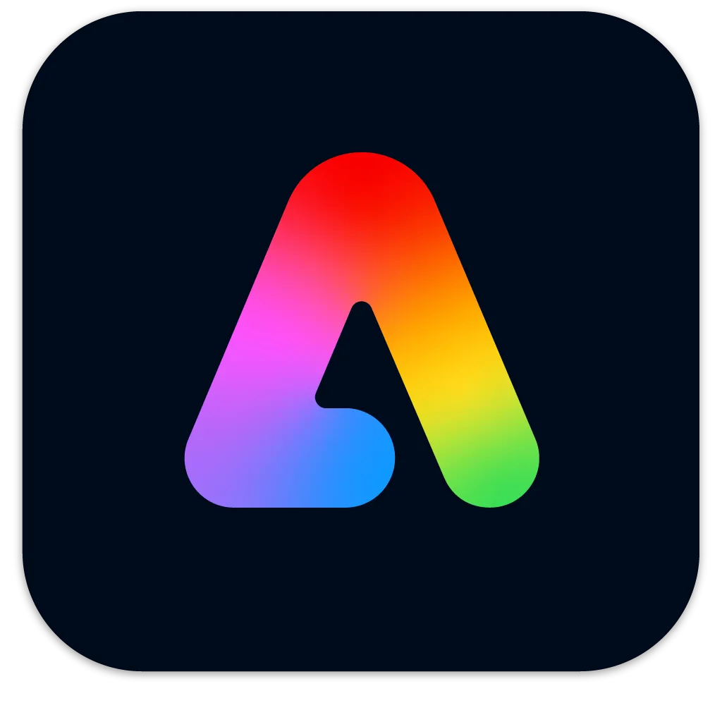 Logo Adobe Express với các màu RGB tươi sáng