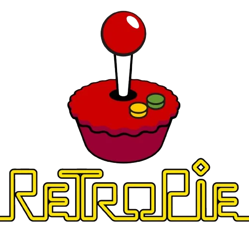 Logo của hệ điều hành RetroPie, giải pháp hàng đầu cho giả lập game retro trên Raspberry Pi.