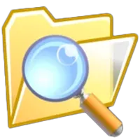 Logo của phần mềm SearchMyFiles với nền trong suốt