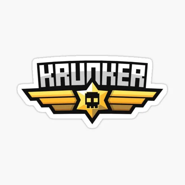 Logo game Krunker với phong cách đồ họa pixel đặc trưng