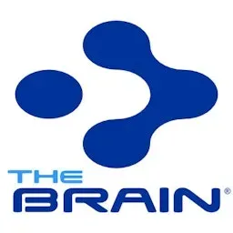 Logo TheBrain, phần mềm tổ chức và kết nối ý tưởng dưới dạng mạng lưới.