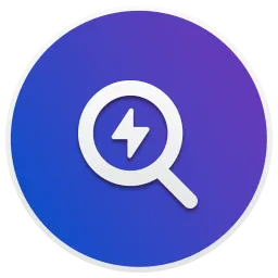 Logo trong suốt của phần mềm tìm kiếm Quick Search