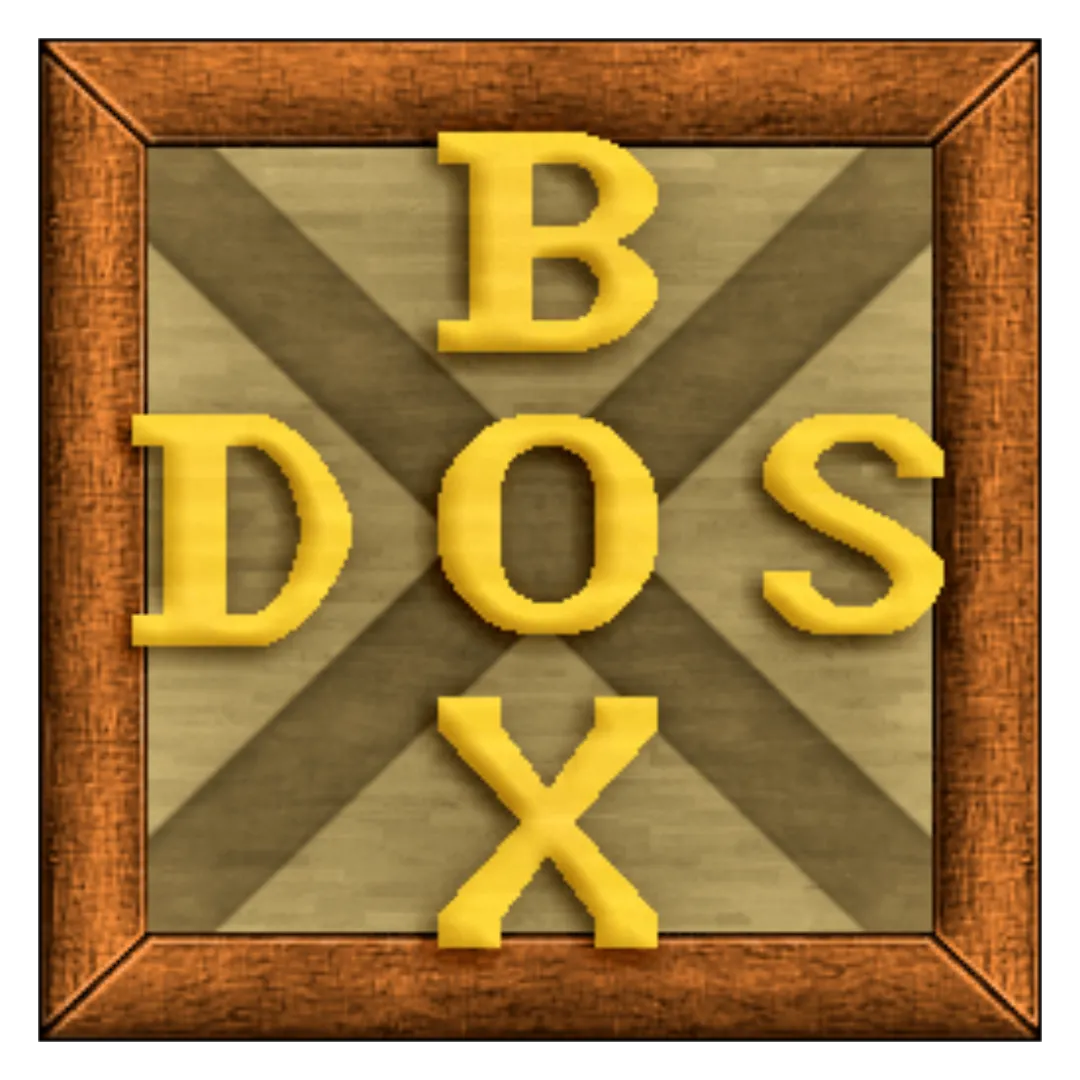 Logo ứng dụng DOSBox, giải pháp giúp game thủ trải nghiệm lại các tựa game MS-DOS kinh điển trên PC hiện đại