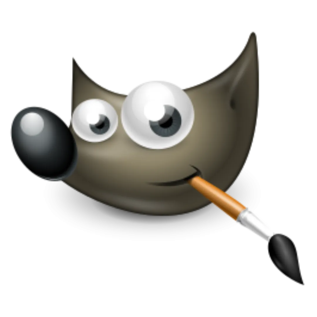 Logo Wilber của GIMP, công cụ chỉnh sửa ảnh và thiết kế đồ họa mã nguồn mở.