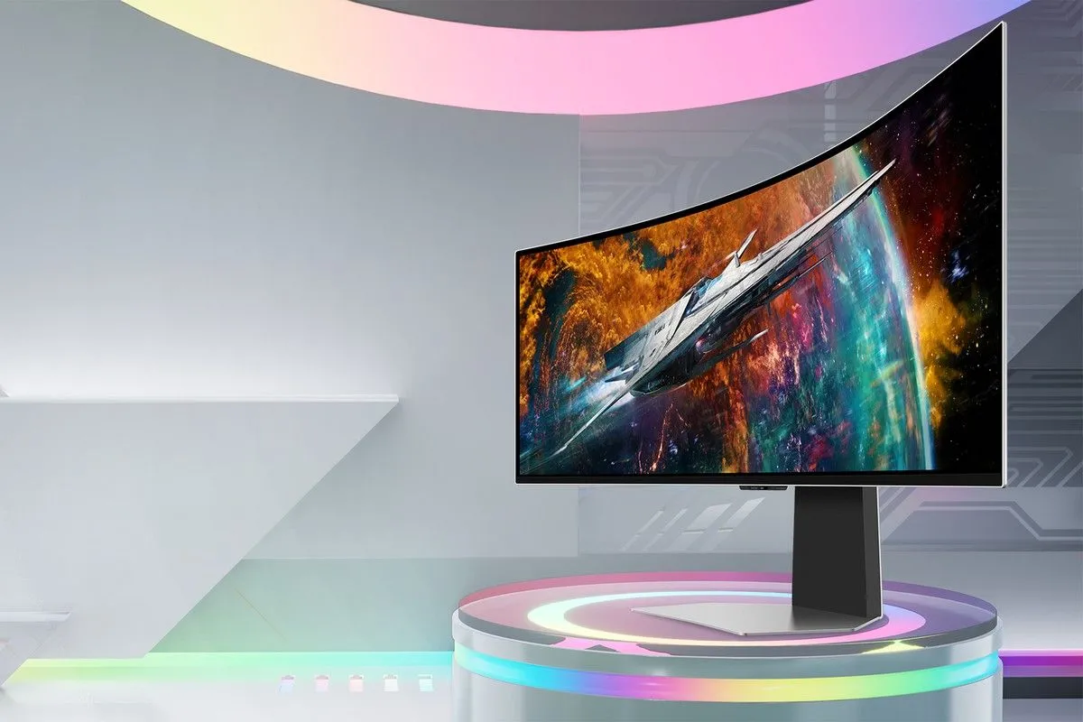 Màn hình chơi game Samsung Odyssey OLED G9 hiển thị hình ảnh sống động, một ví dụ về màn hình OLED chất lượng cao.