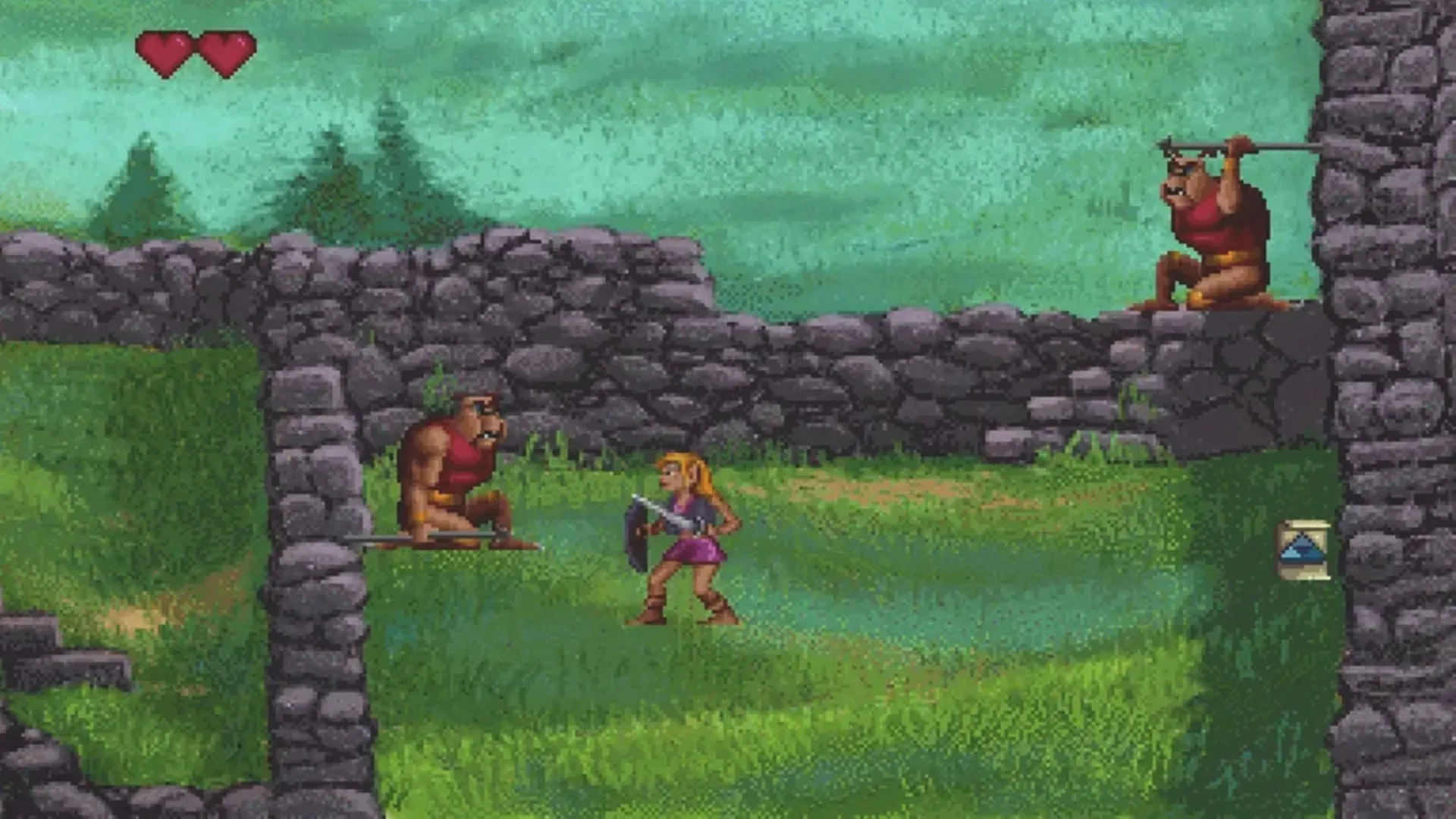 Màn hình chơi game The Legend of Zelda: The Wand of Ganon trên Philips CD-i